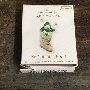 Hallmark So Cute in a Boot Ornament 2010